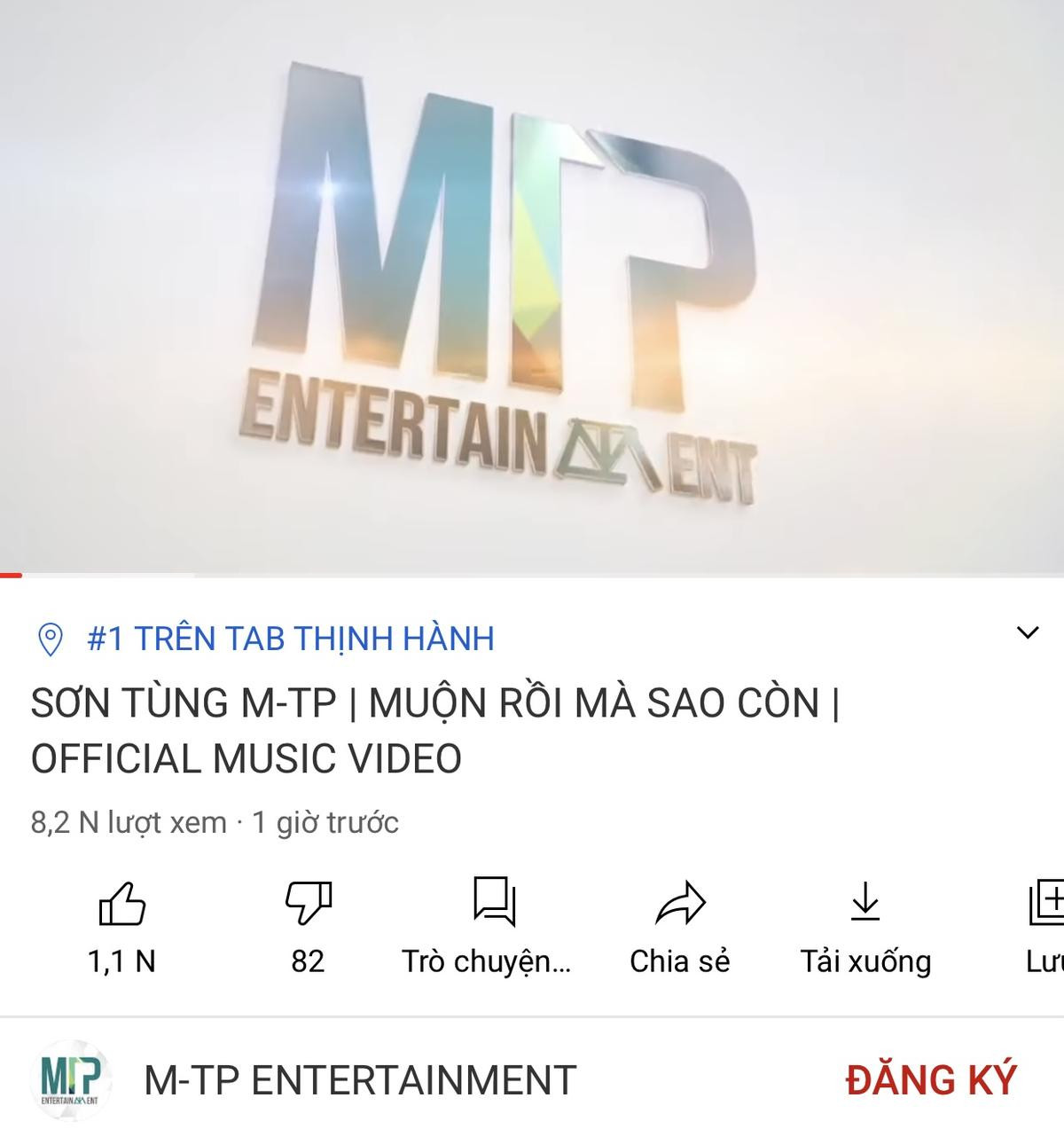 Sơn Tùng vừa tung bản full 'Muộn rồi mà sao còn' đã 'hất cẳng' Jack khỏi #1 trending Youtube? Ảnh 3