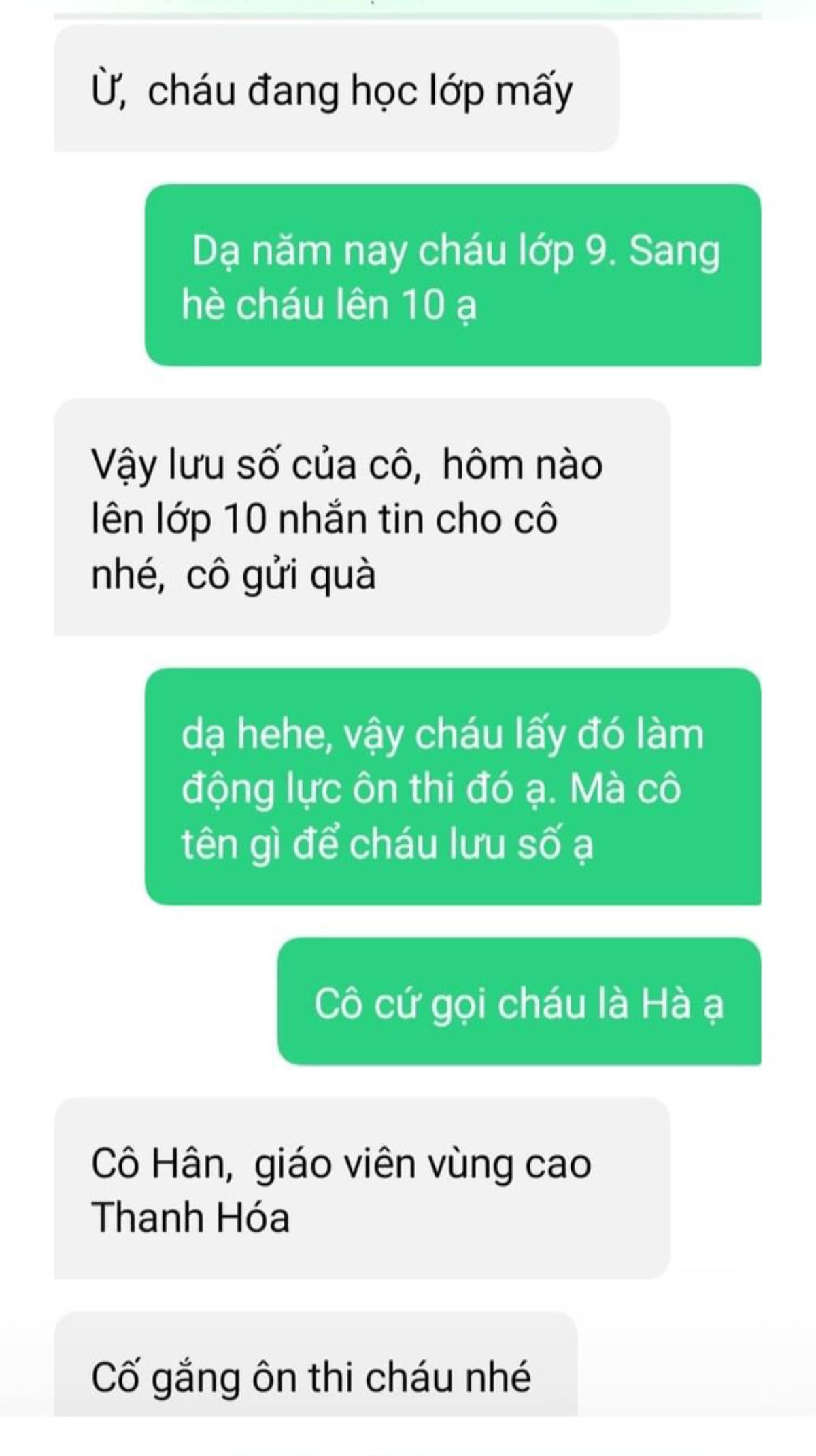 Ấm lòng câu chuyện của nữ sinh lớp 9 với giáo viên vùng cao Ảnh 3