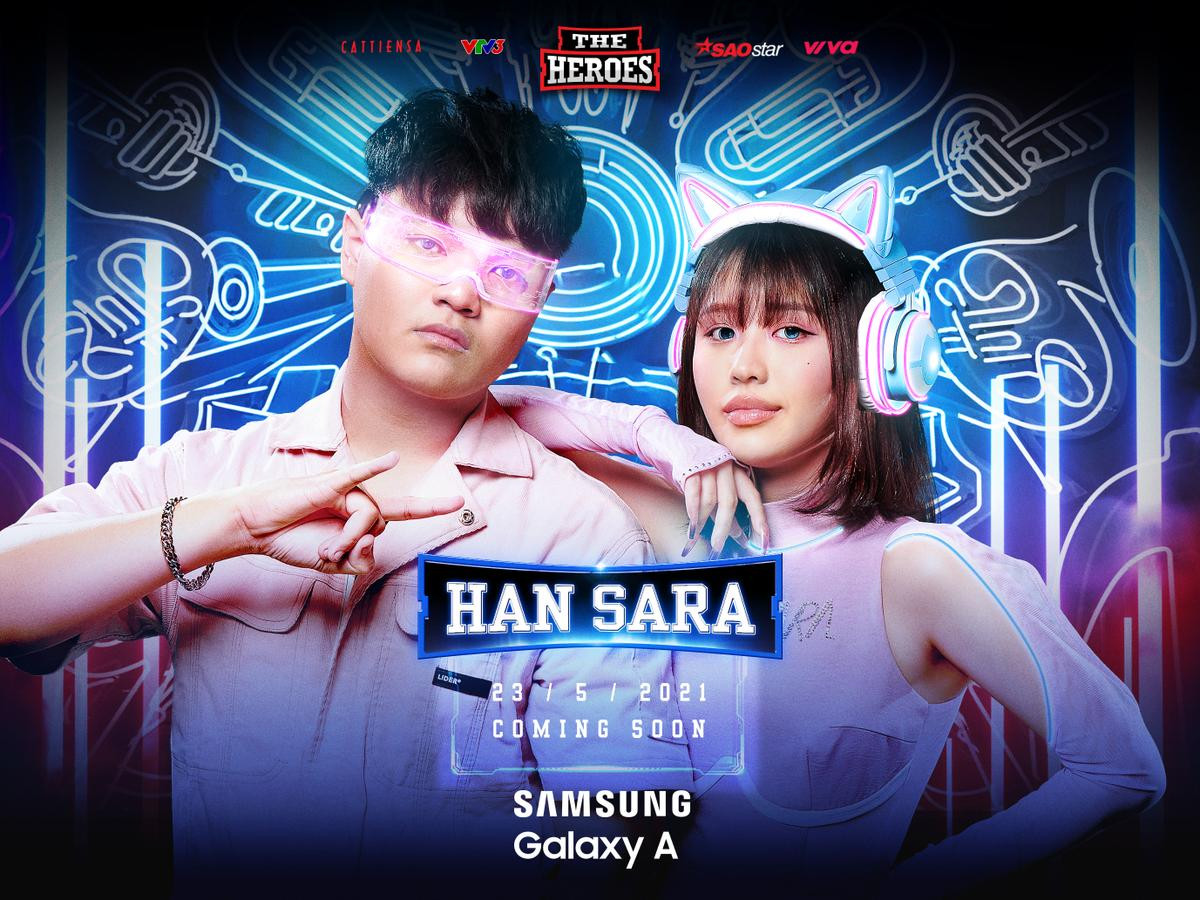 Robot Girl xinh đẹp Han Sara cùng Producer T.R.I sẵn sàng chinh phục khán giả The Heroes 2021 Ảnh 1