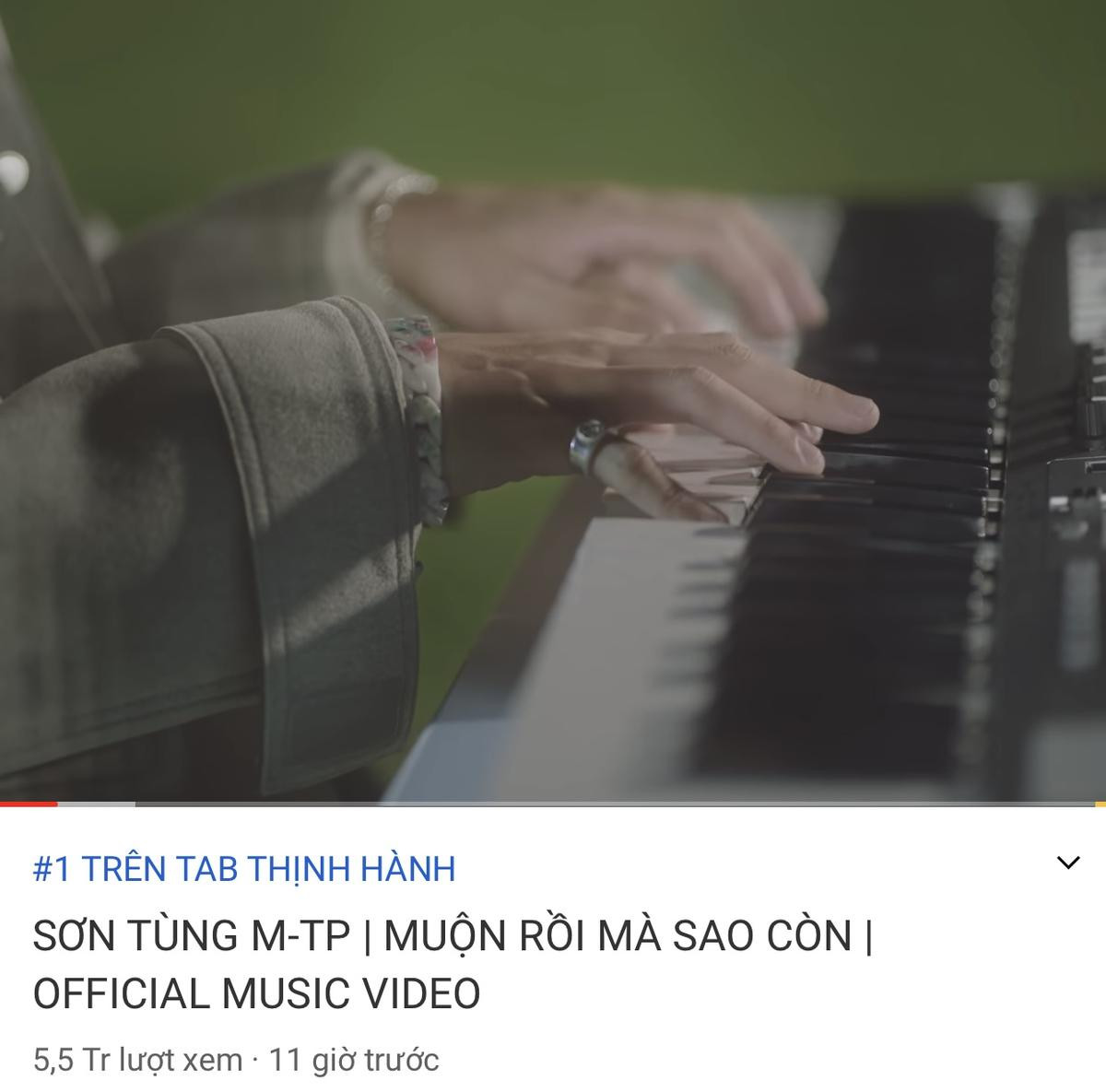 Cập nhật top trending Youtube: Sơn Tùng xuất sắc #1, Jack 'bất lực' out khỏi top 5 Ảnh 3