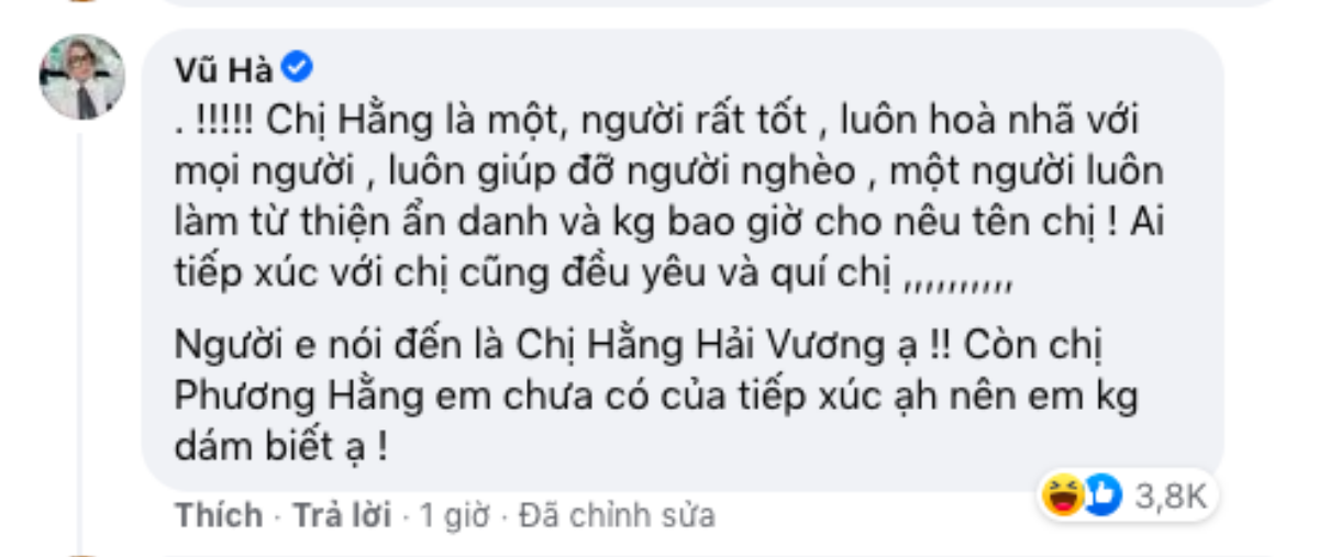 Vũ Hà 'cà khịa', hoa hậu Thu Hoài thể hiện sự đồng tình khi Đàm Vĩnh Hưng 'phản pháo' vợ Dũng 'lò vôi' Ảnh 4