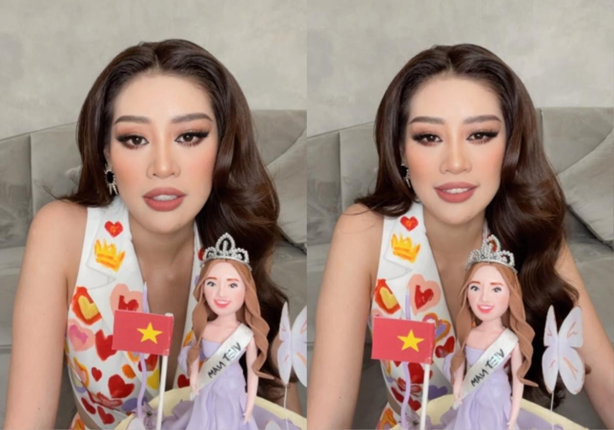 Khánh Vân đeo lại đôi bông tai 'phong thủy' lên đường sang Mỹ: Quyết tâm đăng quang Miss Universe 2020? Ảnh 3