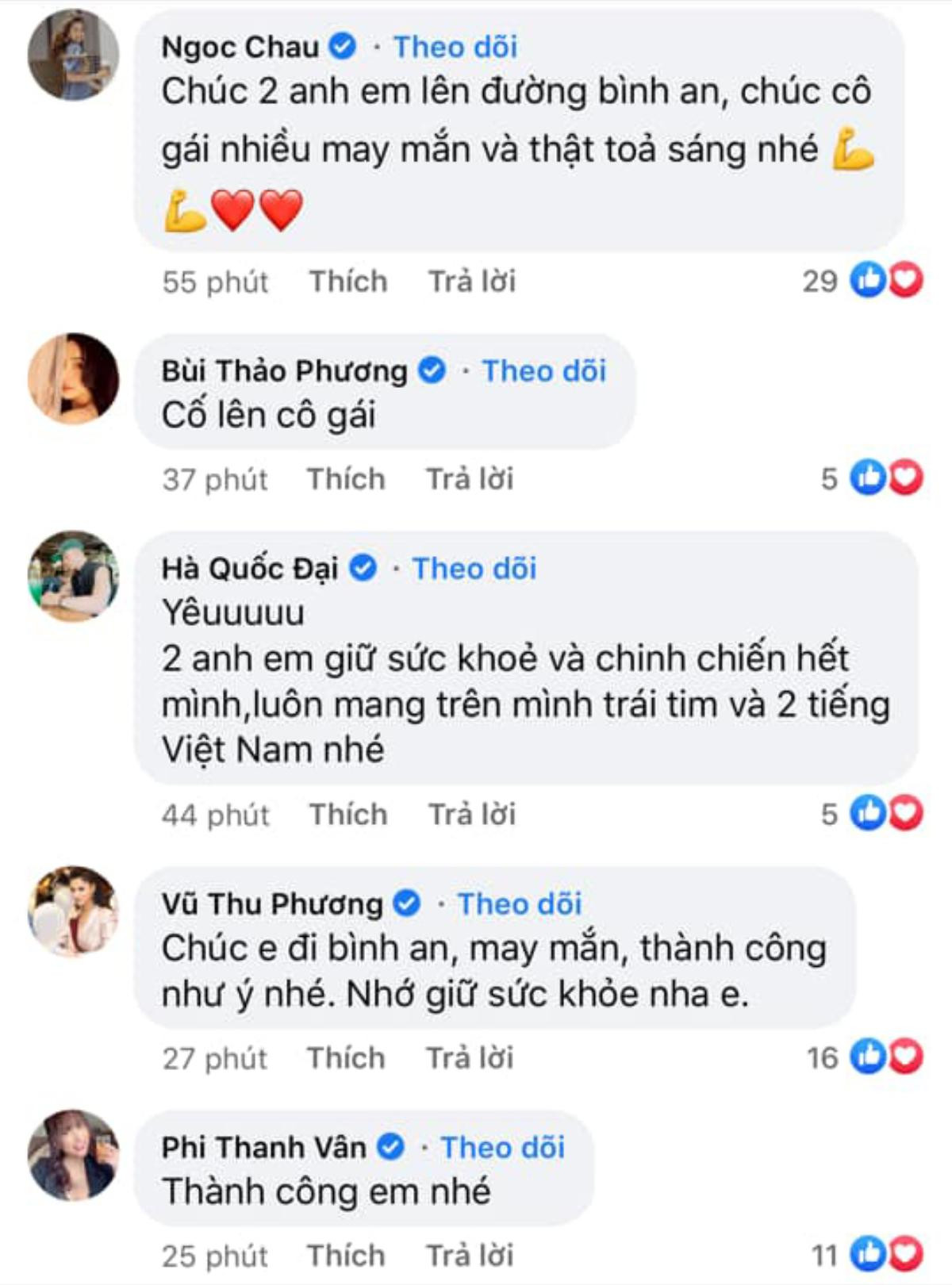 NSƯT Hồng Vân, Võ Hoàng Yến, Minh Tú, H'Hen Niê cổ vũ Khánh Vân thi Miss Universe 2020 Ảnh 9