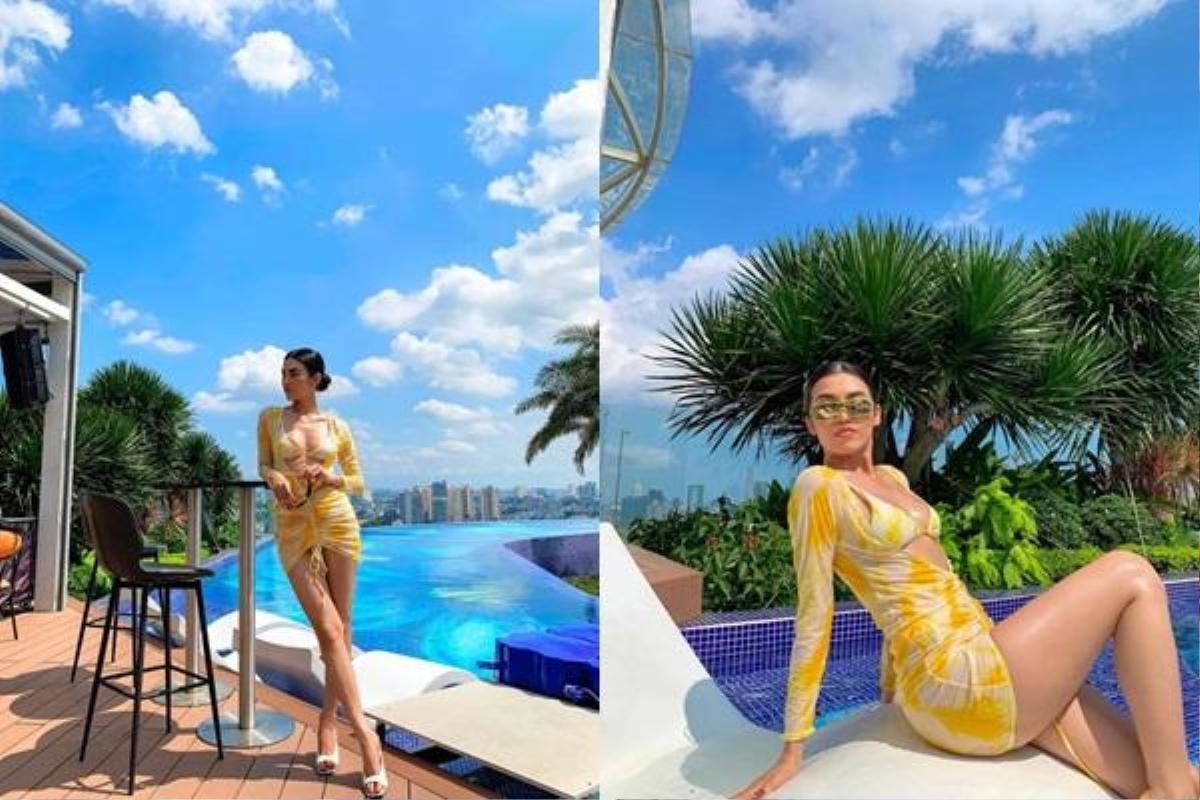 Hậu chia tay tỷ phú 73 tuổi, hotgirl 9X Cổ Ngân diện bikini 'bốc lửa', 'đốn tim' mọi ánh nhìn Ảnh 3