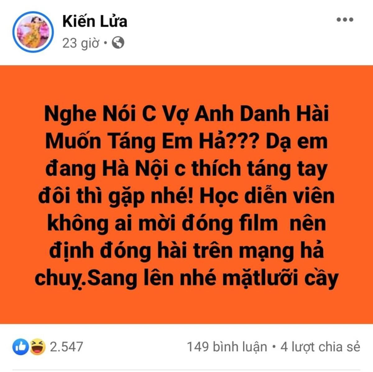 Bị vợ nghệ sĩ Xuân Bắc 'đòi táng nếu gặp', Trang Trần gay gắt mỉa mai nhan sắc và thách táng tay đôi Ảnh 3