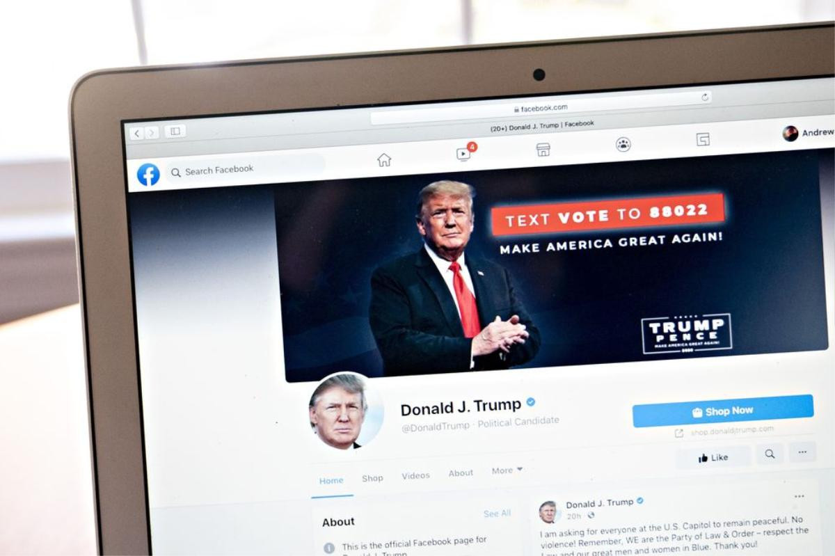 Facebook chốt hạ vẫn 'cấm cửa' cựu Tổng thống Mỹ Donald Trump Ảnh 1