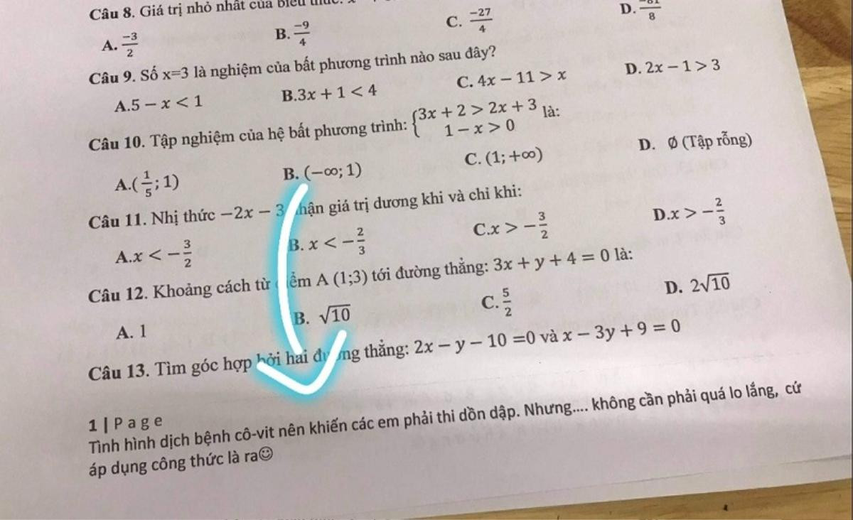 Sợ học sinh tâm lý khi phải thi dồn dập, cô giáo động viên một câu khiến dân mạng cười nghiêng ngả Ảnh 1