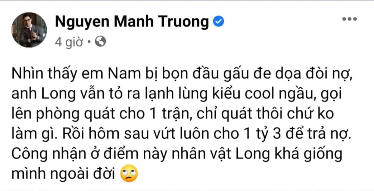 Mạnh Trường thú nhận mình giống với nhân vật Hoàng Long trong 'Hương vị tình thân' ở điểm này Ảnh 9