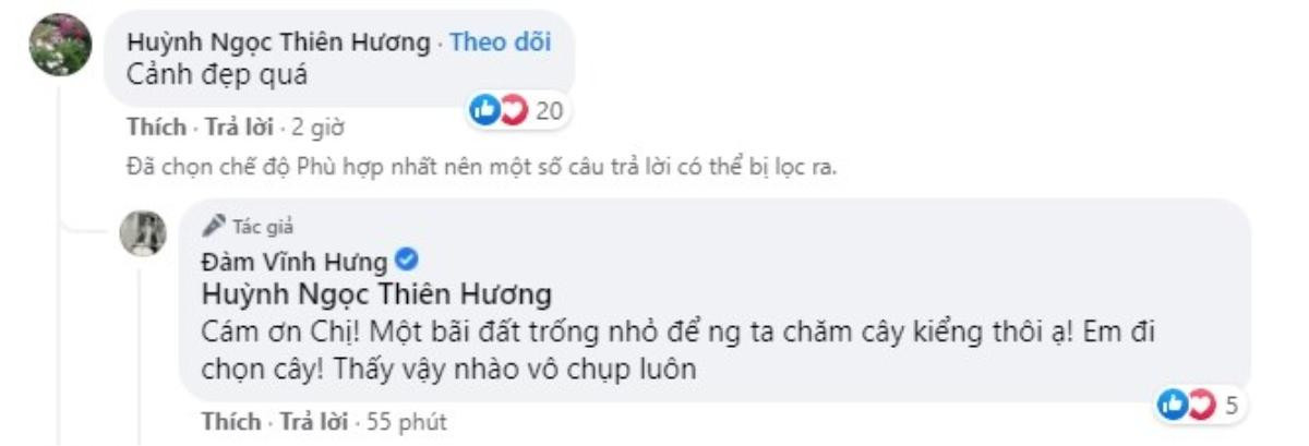 Đang 'chiến' với bà Hằng, Huỳnh Ngọc Thiên Hương lại có động thái với Đàm Vĩnh Hưng khiến dân mạng tò mò Ảnh 2