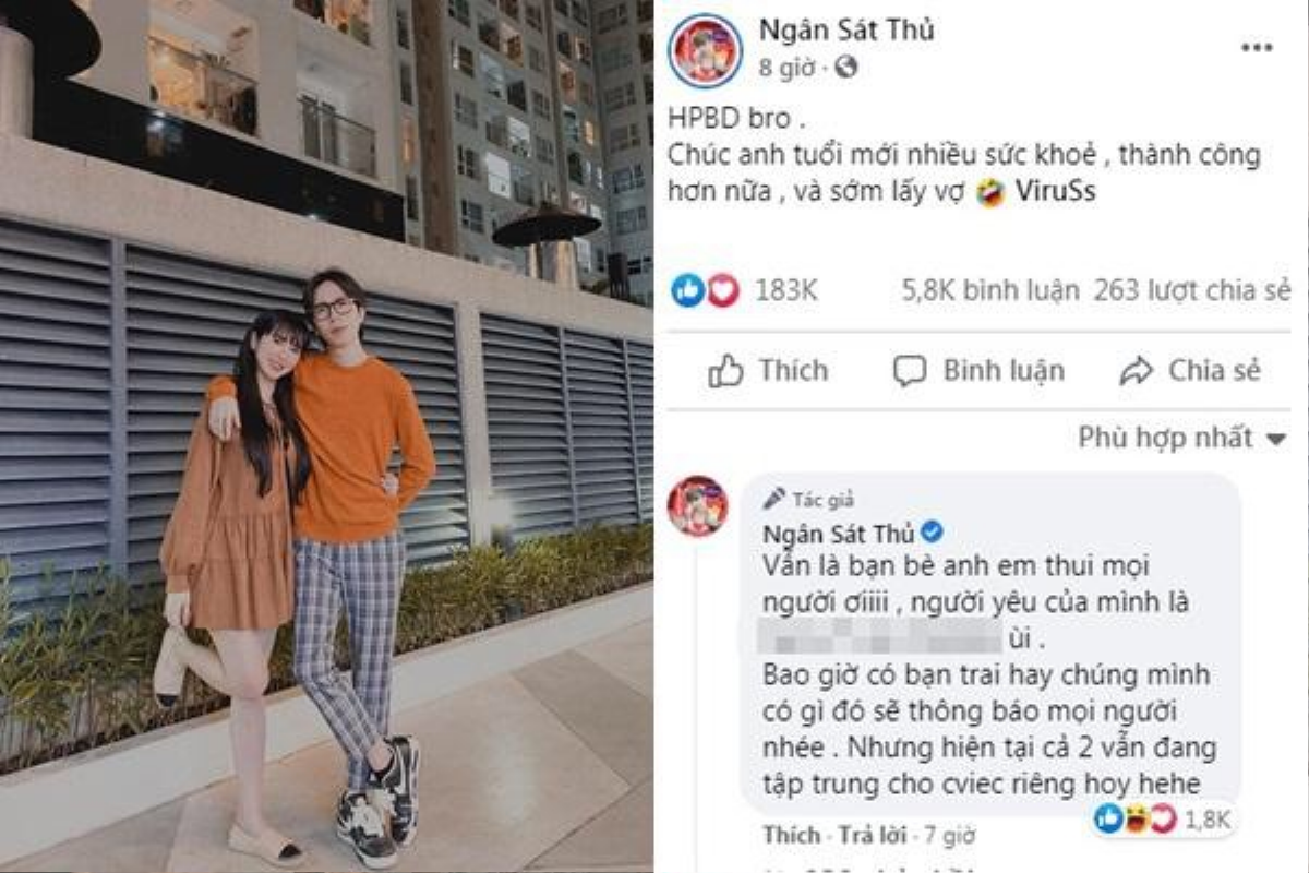 Hậu chia tay, Ngân Sát Thủ đăng status 'ẩn ý' về mối quan hệ hiện tại với bạn trai cũ 5 năm ViruSs Ảnh 1