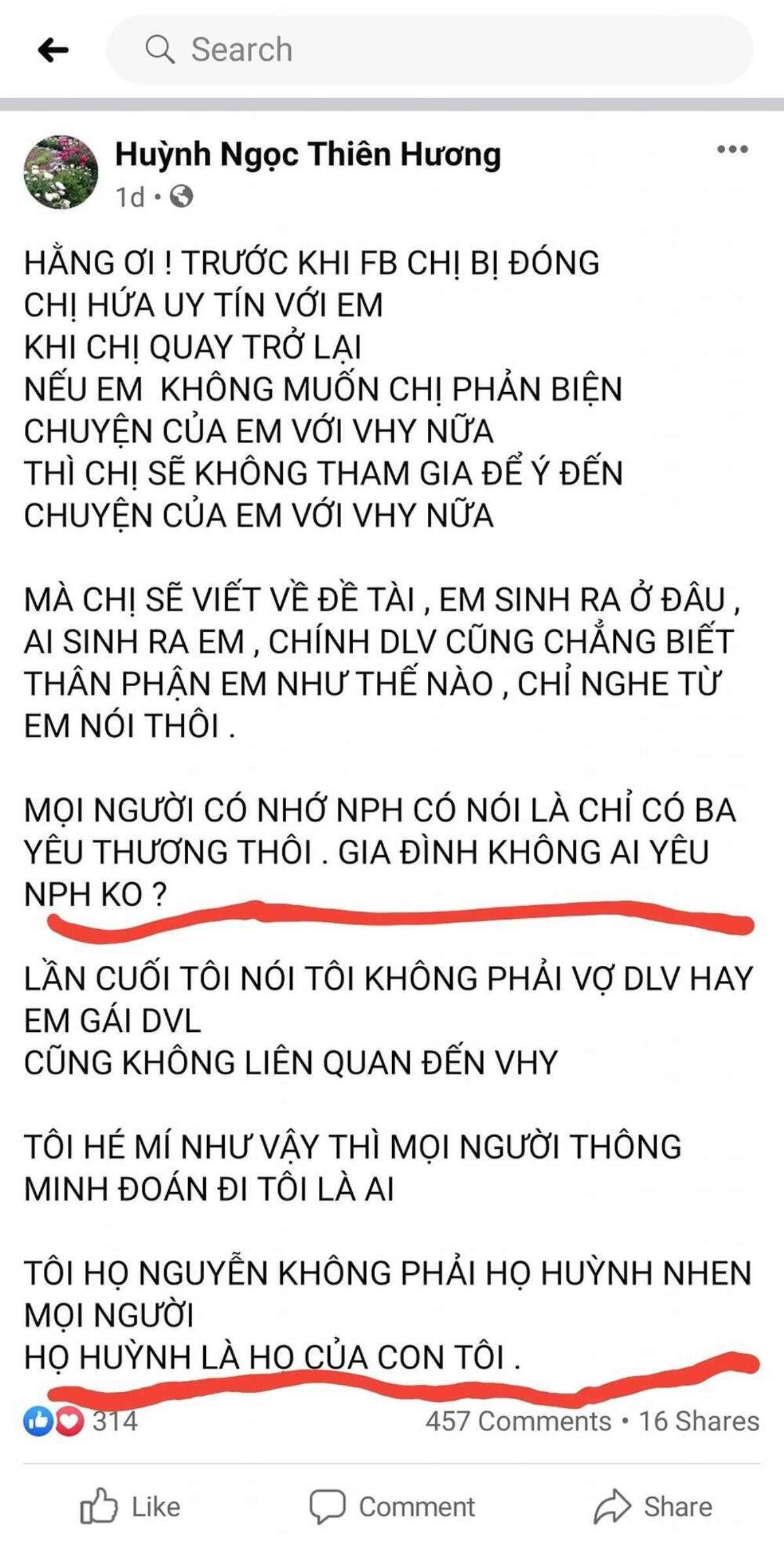 Bà Phương Hằng tiết lộ tin bất ngờ về Huỳnh Ngọc Thiên Hương: 'Tiền án tiền sự của nó nhiều hơn tiền mặt' Ảnh 1