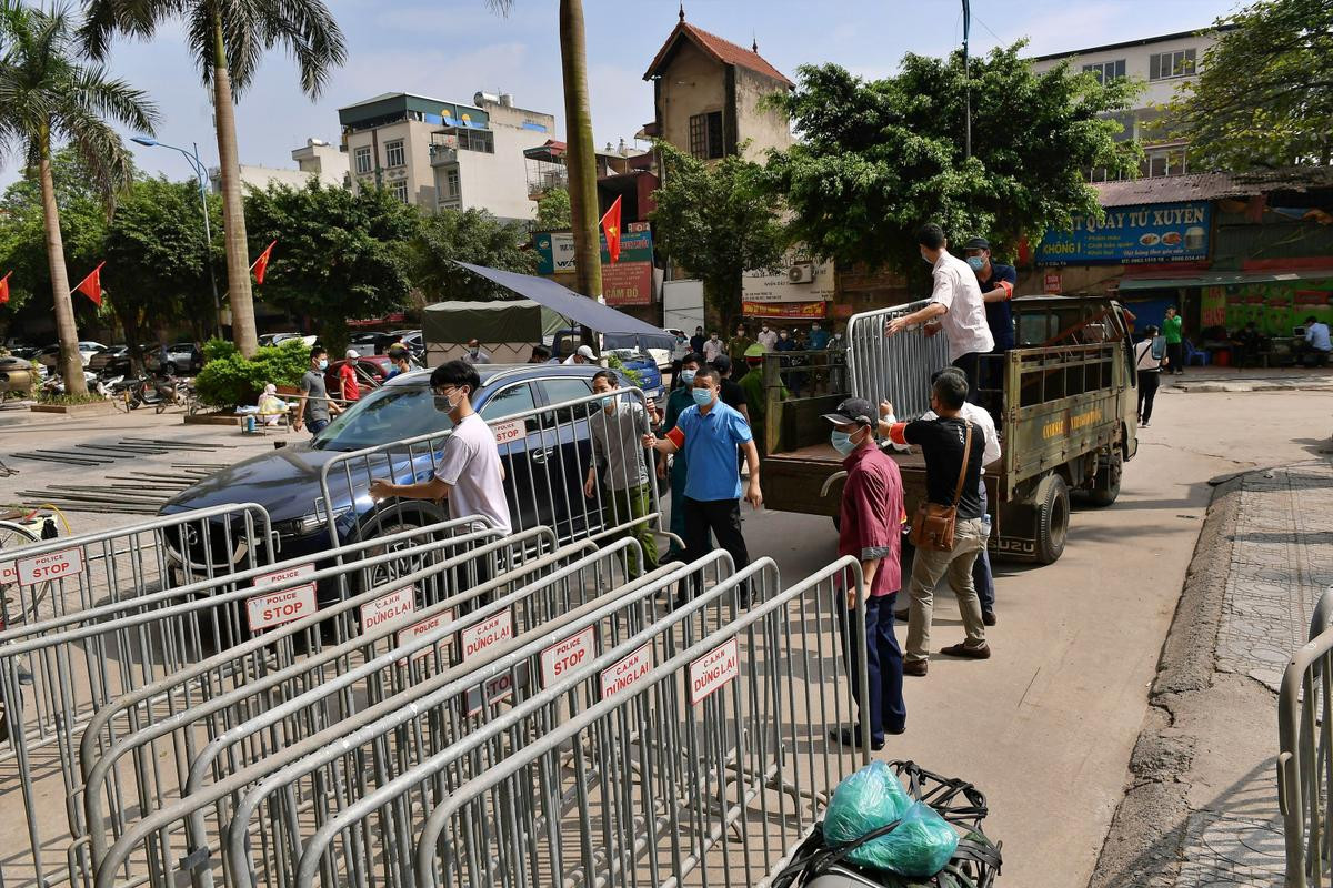 Hải Dương: Phong tỏa 4 hộ gia đình liên quan đến nữ công nhân mắc Covid-19 tại TP Chí Linh Ảnh 1