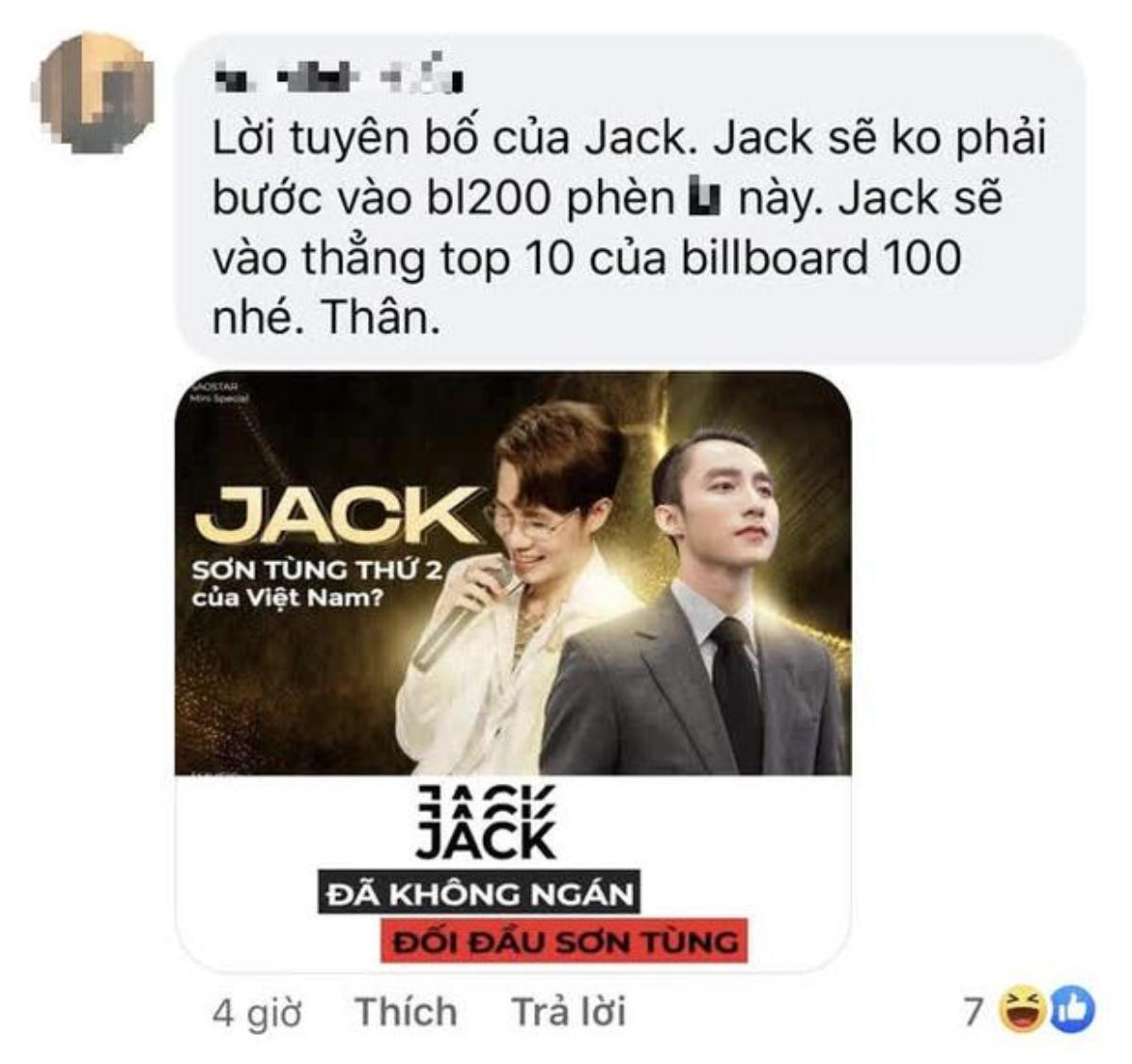 Jack có động thái giữa lúc Đom đóm 'khẩu chiến' với SKY sau khi Sơn Tùng xuất hiện trên Billboard Ảnh 4