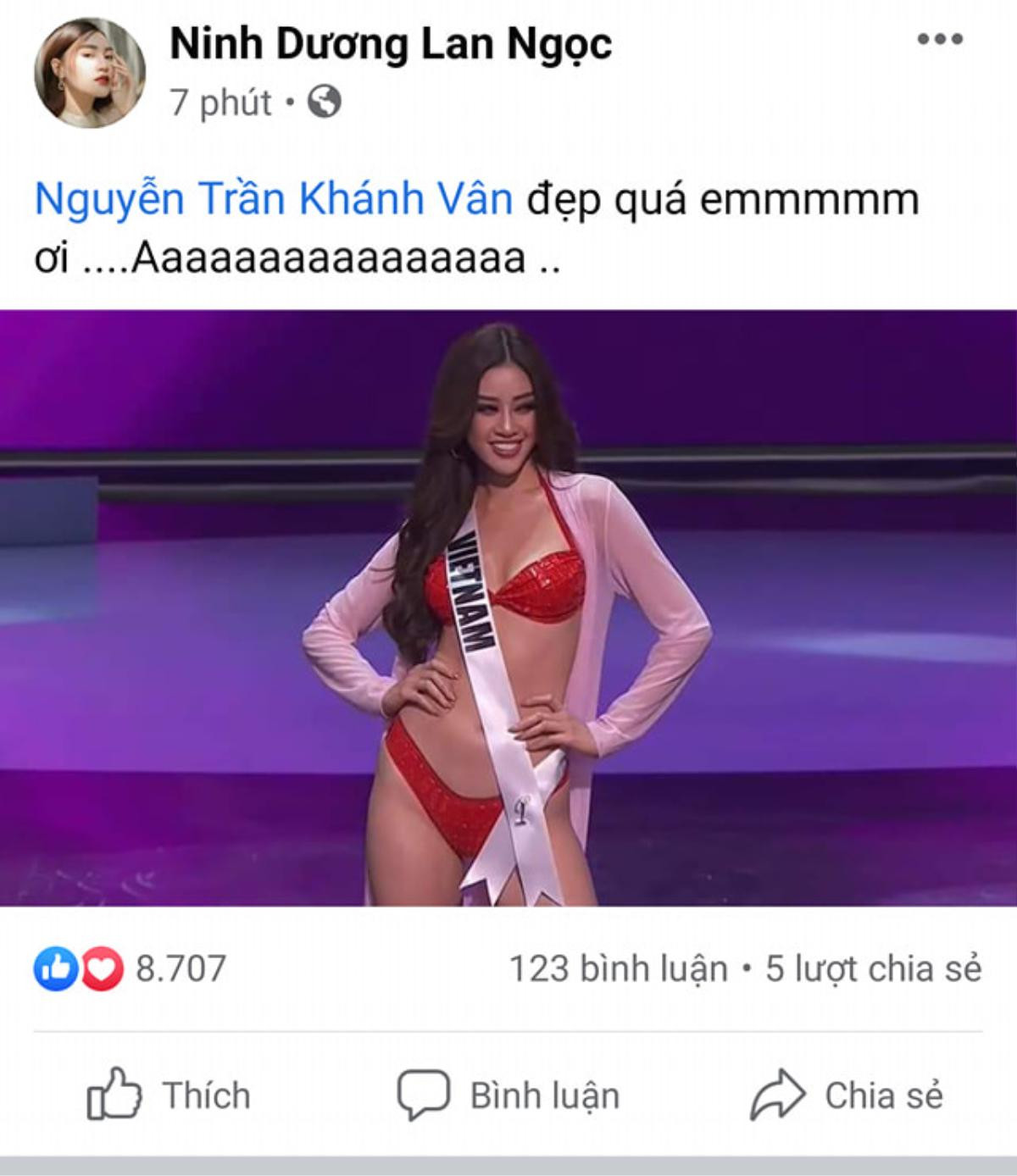 H'Hen Niê, Lan Ngọc, BB Trần 'thoảng thốt' với 3 màn trình diễn của Khánh Vân tại bán kết Miss Universe: Ảnh 9