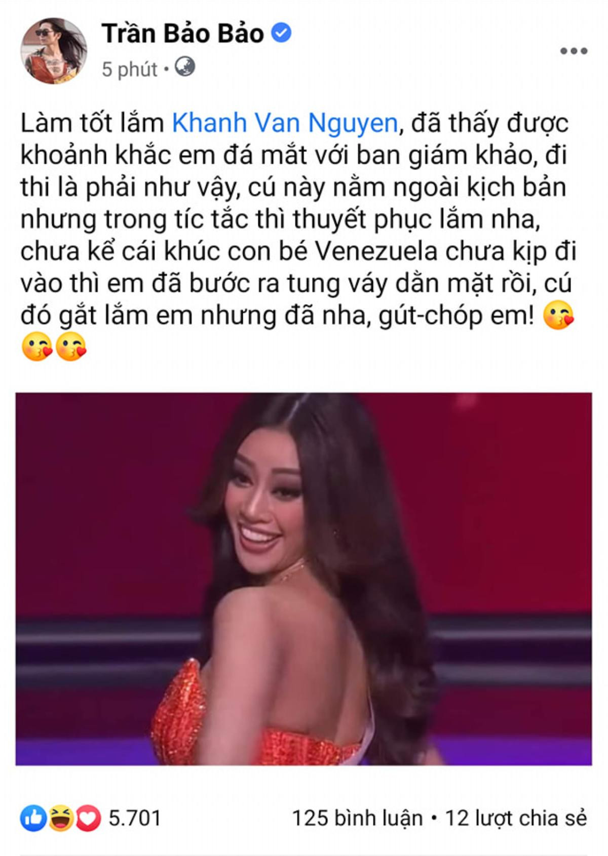 H'Hen Niê, Lan Ngọc, BB Trần 'thoảng thốt' với 3 màn trình diễn của Khánh Vân tại bán kết Miss Universe: Ảnh 6