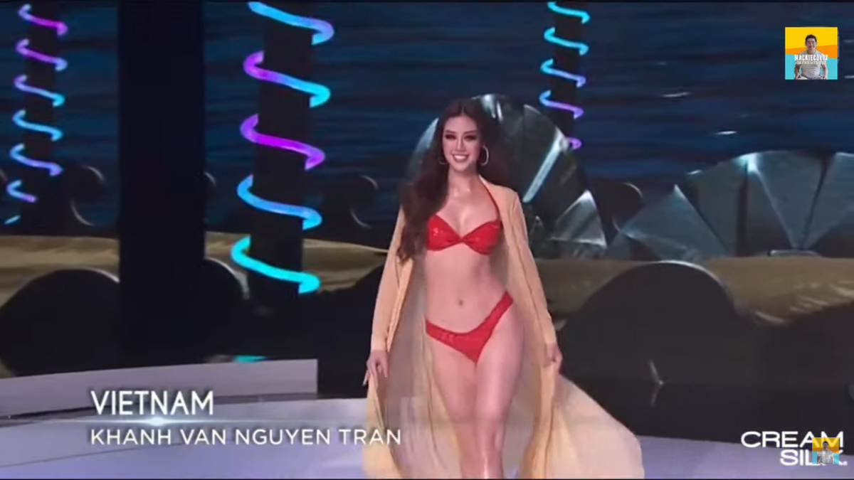 Trực tiếp chung kết Miss Universe 2020: Phần bikini, Khánh Vân đốt mắt khán giả với bộ đồ đỏ siêu bốc lửa Ảnh 37