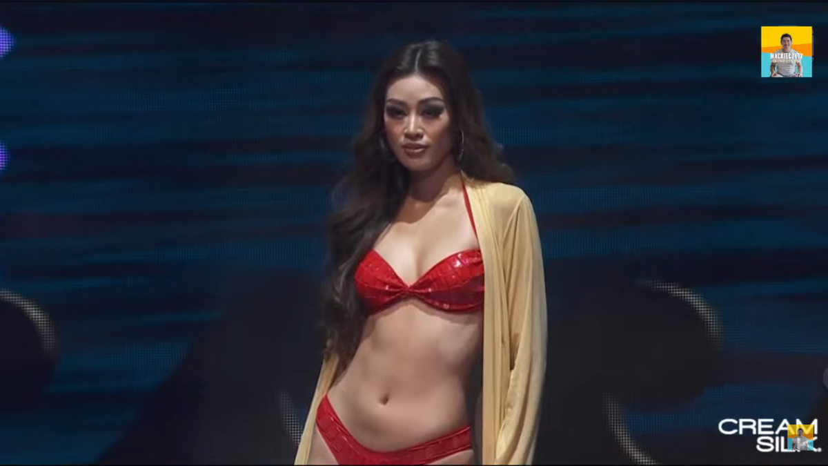 Trực tiếp chung kết Miss Universe 2020: Phần bikini, Khánh Vân đốt mắt khán giả với bộ đồ đỏ siêu bốc lửa Ảnh 36