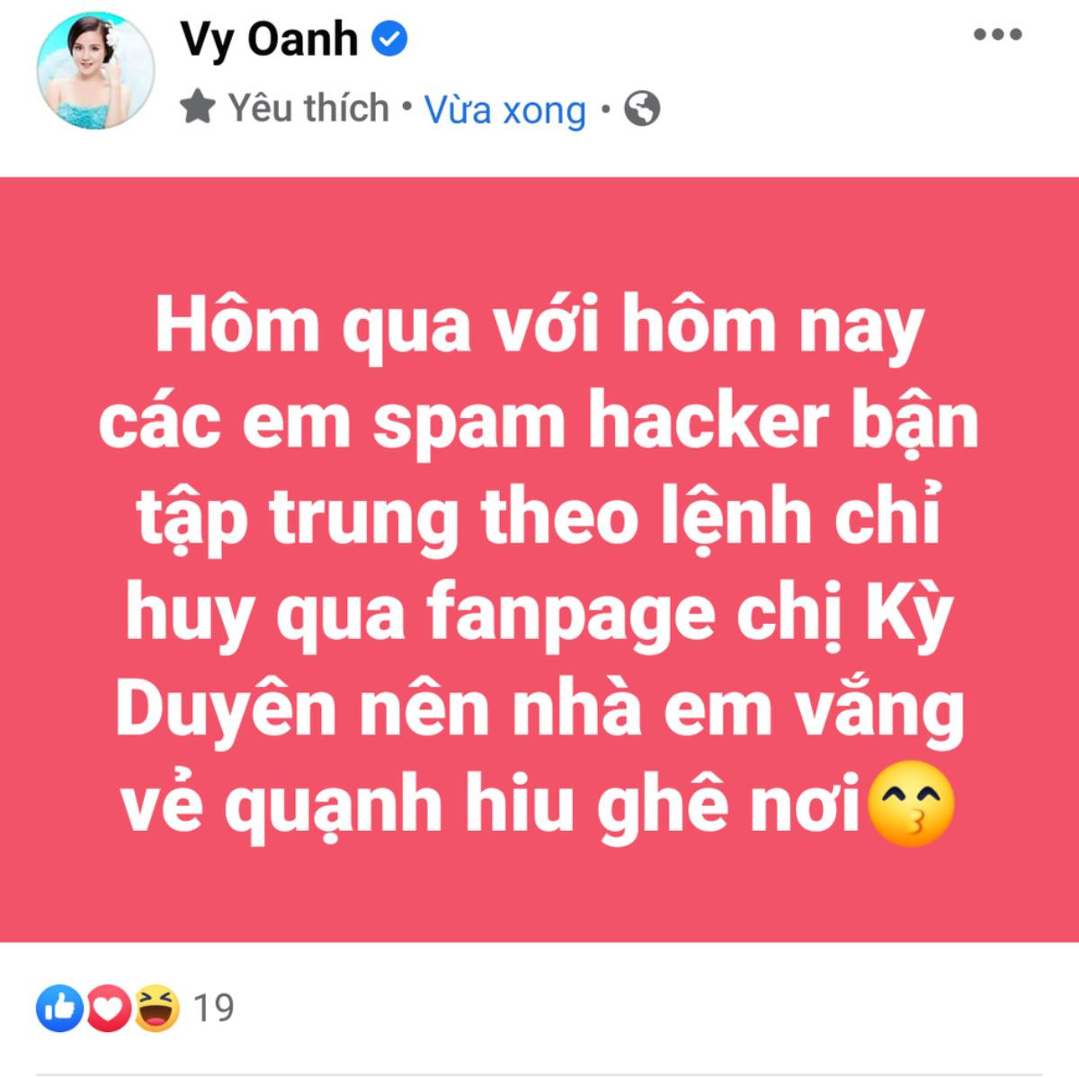 Vy Oanh lại công kích bà Phương Hằng, buông lời 'mỉa mai' vì bị MC Kỳ Duyên 'chiếm sóng' Ảnh 2