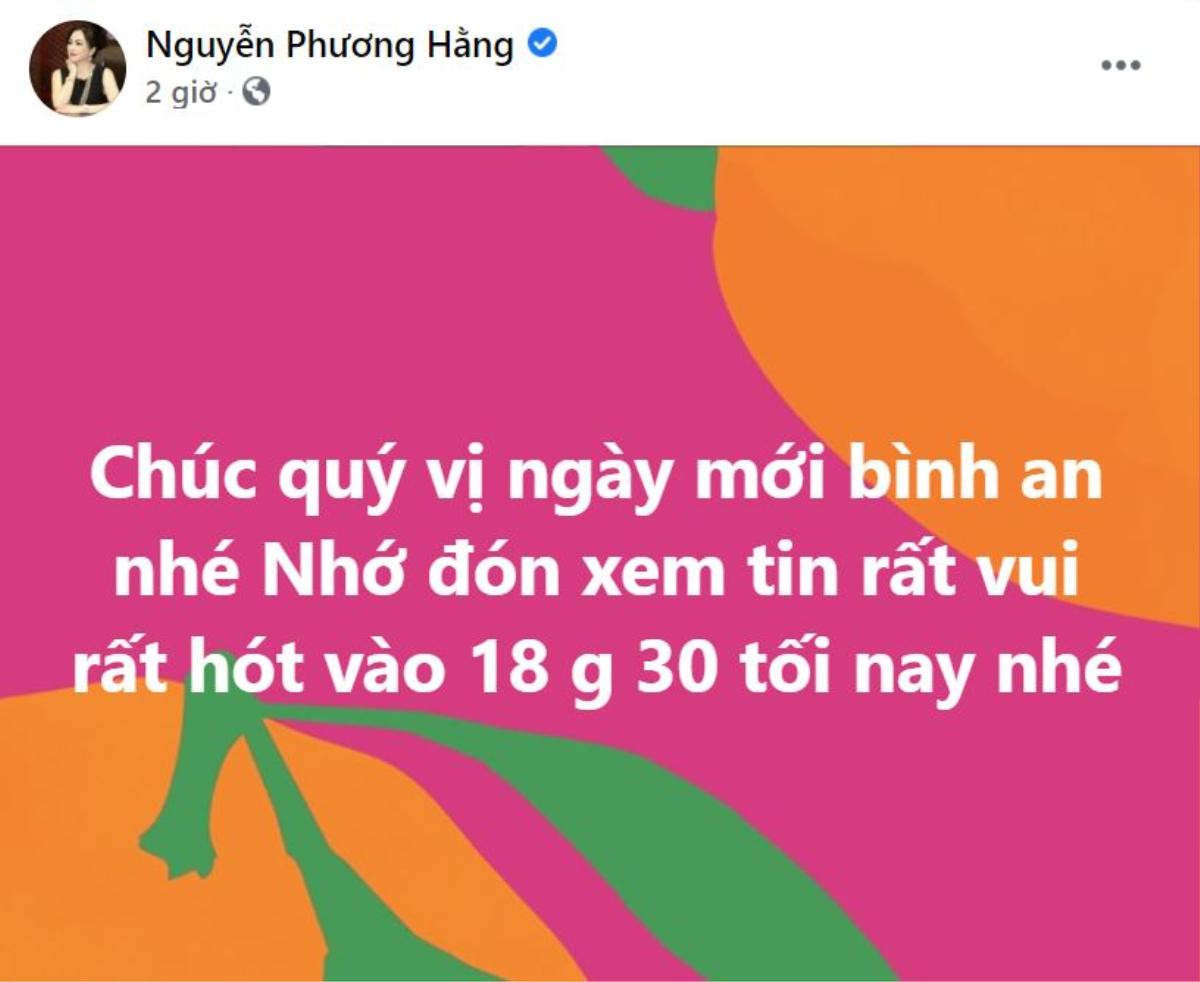 Hay tin vợ Hoài Linh livestream làm sáng tỏ lùm xùm, bà Phương Hằng cũng hứa hẹn tung tin 'vui và hot' Ảnh 3