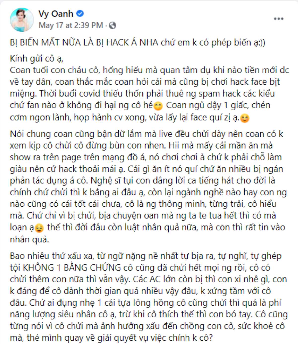 Bà Phương Hằng bị Vy Oanh mỉa mai, gymer Duy Nguyễn vội lên tiếng bênh vực Ảnh 2