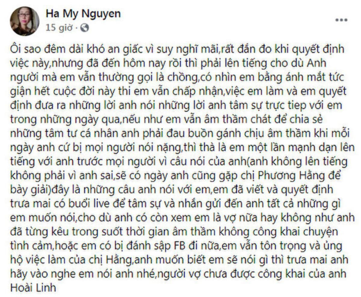 'Tình đầu Hoài Linh' nói sẽ làm rõ lùm xùm, bà Phương Hằng thẳng thừng đáp trả: 'Mị thiên hạ dễ quá ta' Ảnh 2