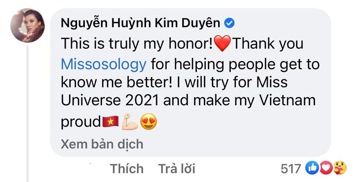 Á hậu Kim Duyên xuất hiện trên chuyên trang sắc đẹp Missosology Ảnh 4