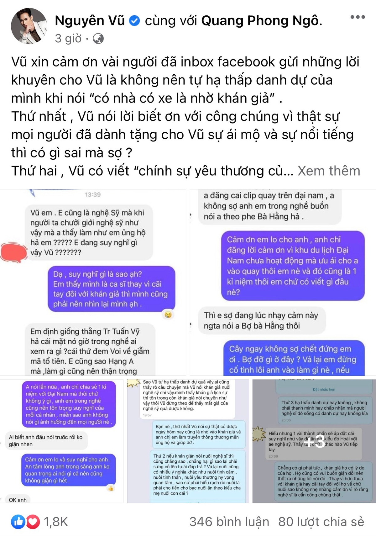 Nguyên Vũ đáp trả quan điểm công chúng nuôi nghệ sĩ: Tôi nịnh nọt, bợ đỡ khán giả có ảnh hưởng ai không? Ảnh 2