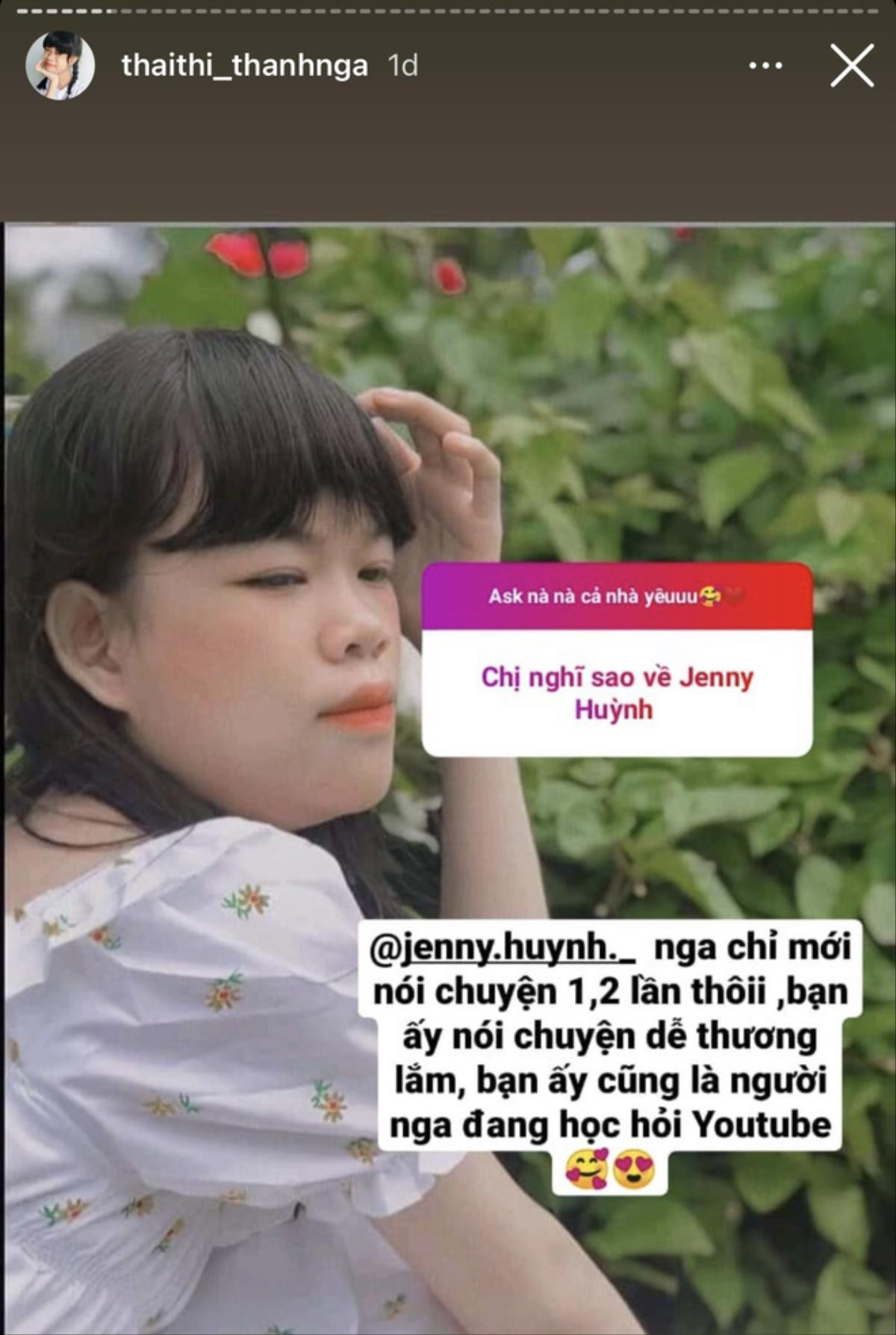 Được hỏi nghĩ gì về Jenny Huỳnh, 'hotgirl trứng rán cần mỡ', Thanh Nga Bento phản ứng bất ngờ Ảnh 7