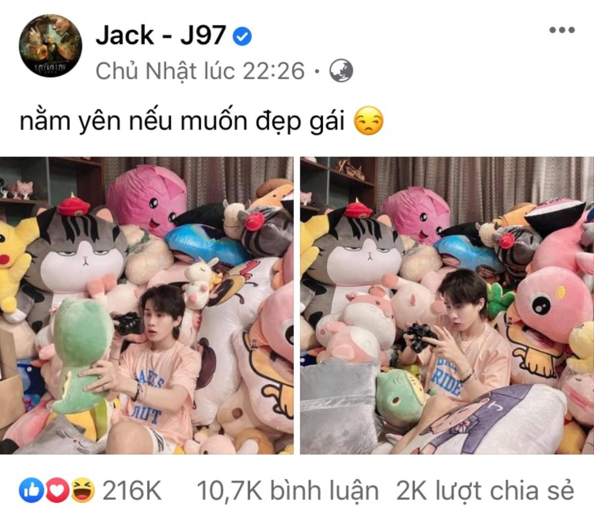 Jack chào đón tin vui khi page J97 cán mốc 2 triệu lượt theo dõi Ảnh 3