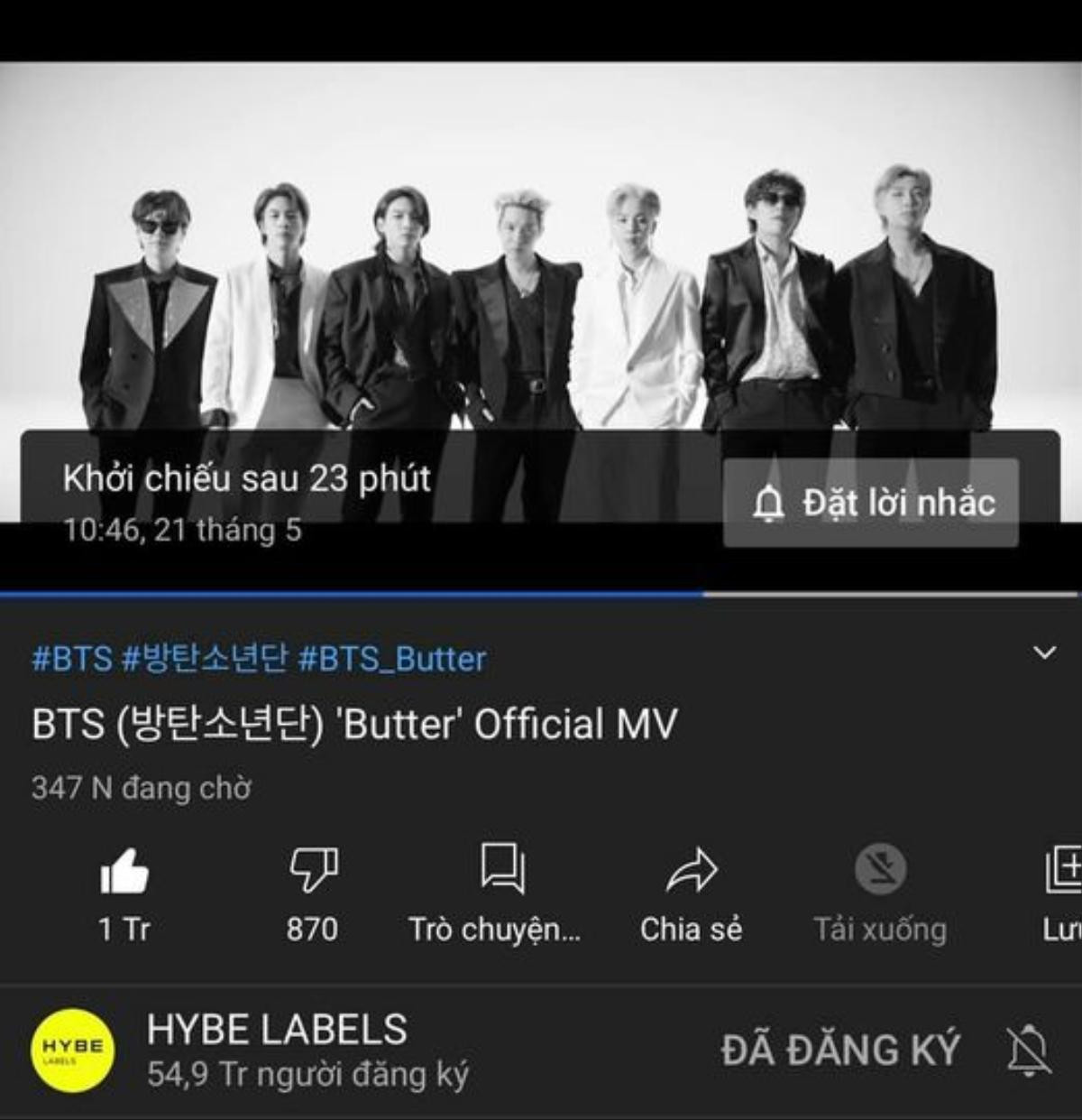 Nối dài những thành tích, Butter của BTS phá kỷ lục MV đạt 15 triệu like nhanh nhất lịch sử Youtube Ảnh 4