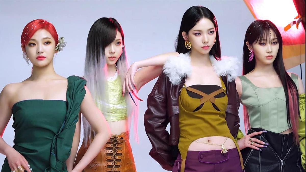 Gây bão với Next Level, aespa lọt top 3 Melon 24hits Ảnh 1