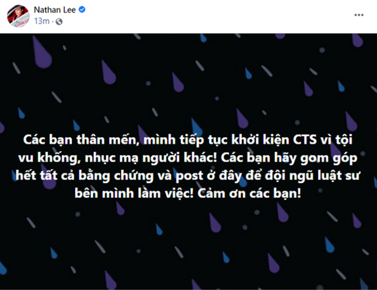 Nathan Lee tuyên bố khởi kiện Cao Thái Sơn, Nguyễn Văn Chung có phát ngôn gây chú ý Ảnh 1