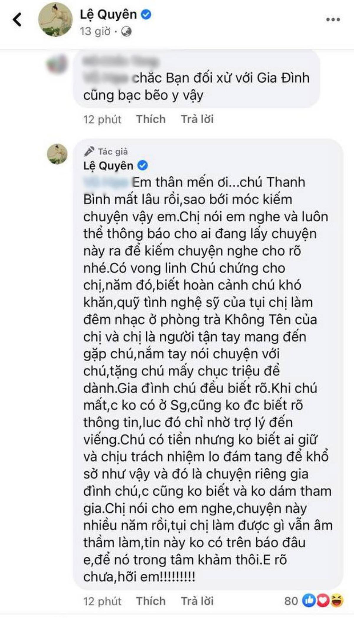 Đang yên đang lành bỗng bị tố vô ơn với 'cha đẻ' hit 'Tình lỡ', Lệ Quyên đáp trả đanh thép Ảnh 6