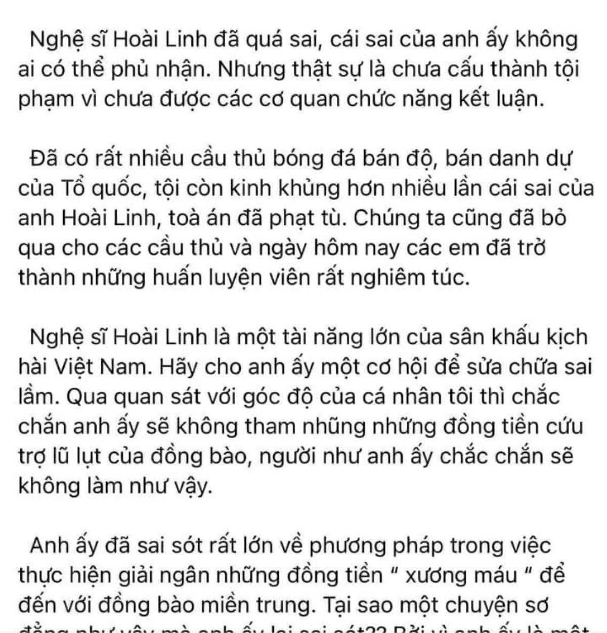 Ông Đoàn Ngọc Hải: 'Cái sai của Hoài Linh không thể phủ nhận, nhưng chưa cấu thành tội phạm' Ảnh 3