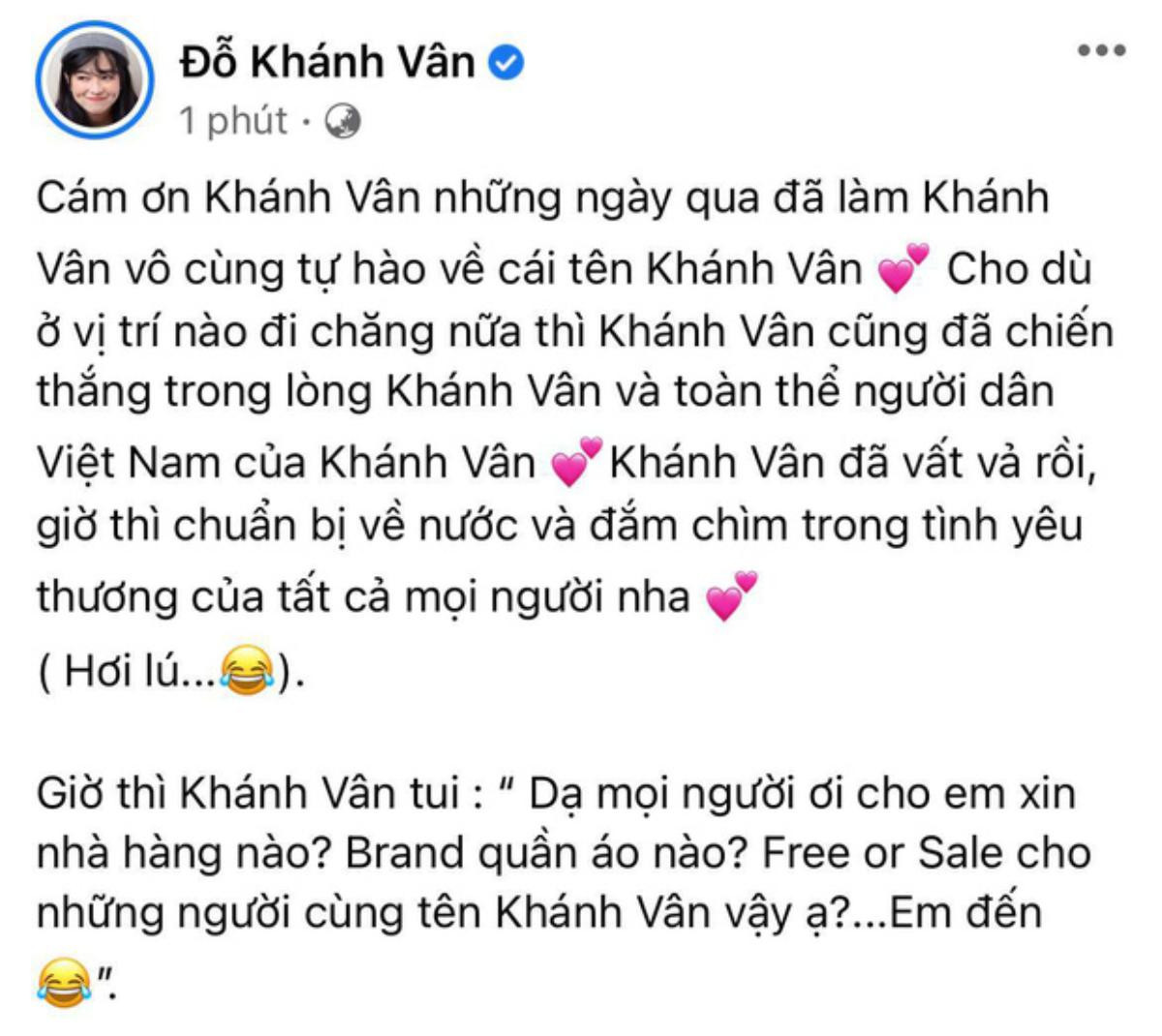 'Chỉnh' nhẹ Hoa hậu Hoàn vũ Việt Nam 2021 vì gọi là em, Khánh Vân 'Mắt biếc' bị dân mạng chọc 'quê' Ảnh 2