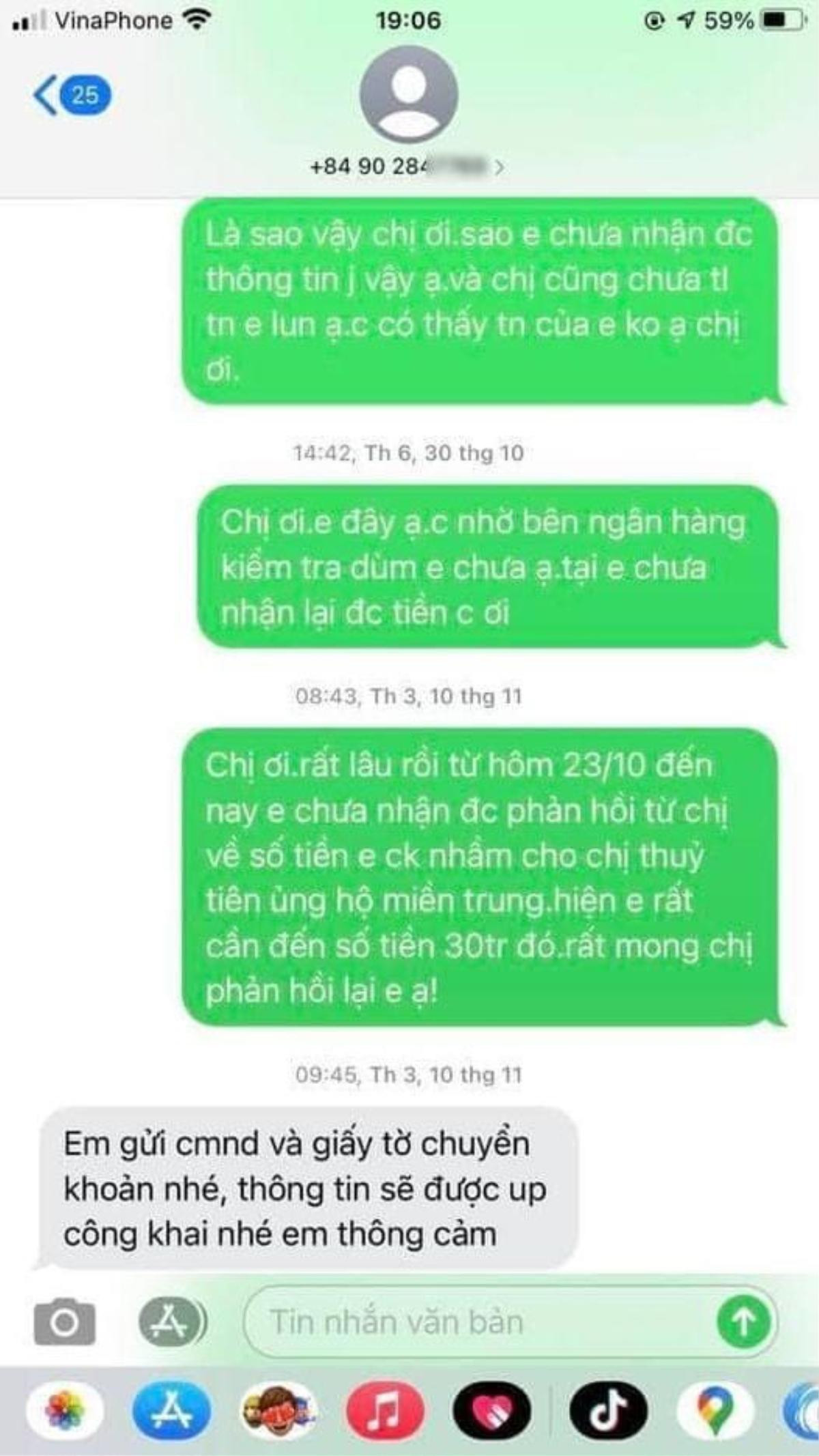 Quản lý Thủy Tiên bị tố 'ăn chặn' tiền chuyển nhầm vào quỹ từ thiện, cắt đứt liên lạc với 'khổ chủ'? Ảnh 4