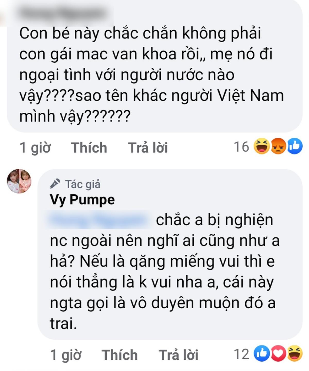 Phẫn nộ chuyện con gái Mạc Văn Khoa bị công kích không phải là con ruột, còn nghi ngờ Vy Pumpe ngoại tình Ảnh 2