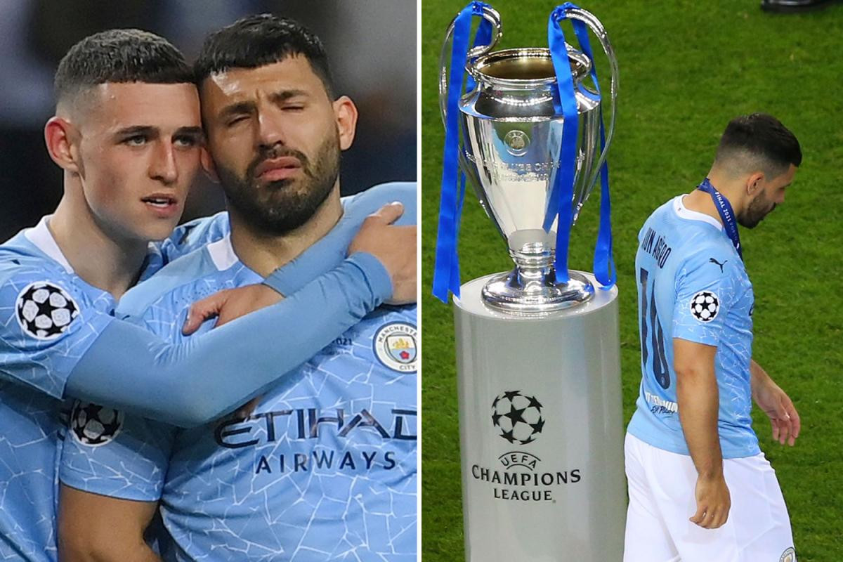 Aguero khóc nghẹn sau trận chung kết Champions League, không có cái kết đẹp như cổ tích với Man City Ảnh 1