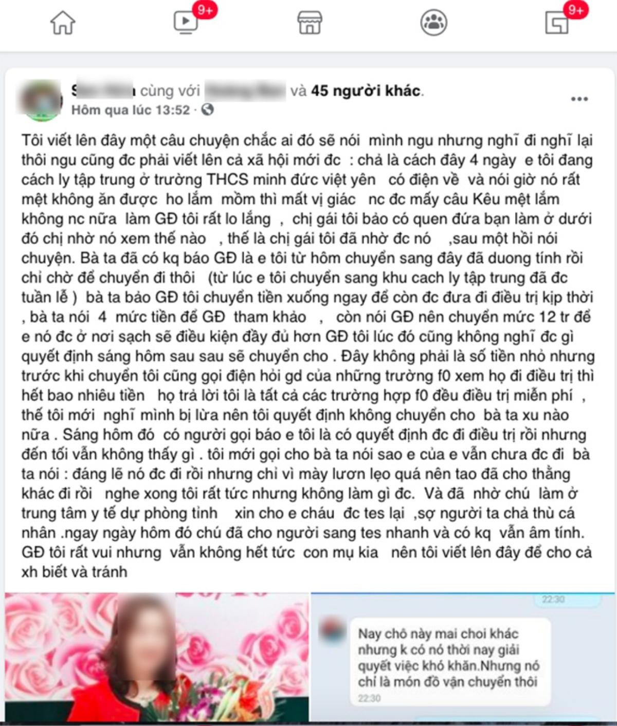 Nữ y tá ở Bắc Giang bị tố 'vòi' 12 triệu đồng mới cho người mắc Covid-19 đi điều trị Ảnh 2