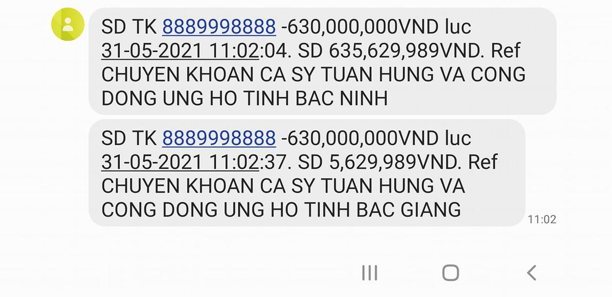 Tuấn Hưng chính thức gửi số tiền gần 1 tỷ 3 đến tận tay bà con Bắc Giang - Bắc Ninh chống dịch Covid Ảnh 7