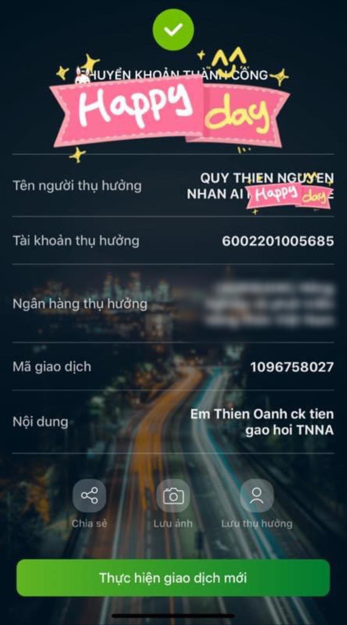 Khoe việc đóng góp từ thiện, Vy Oanh 'gây lú' vì 'quyền năng' chuyển tiền đến tương lai? Ảnh 3