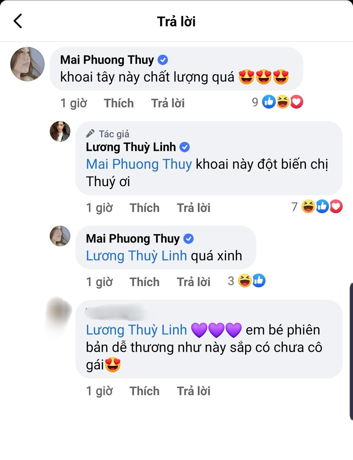 Lương Thùy Linh tung ảnh thời bé, Mai Phương Thúy cũng phải khen: Khoai chất lượng Ảnh 2