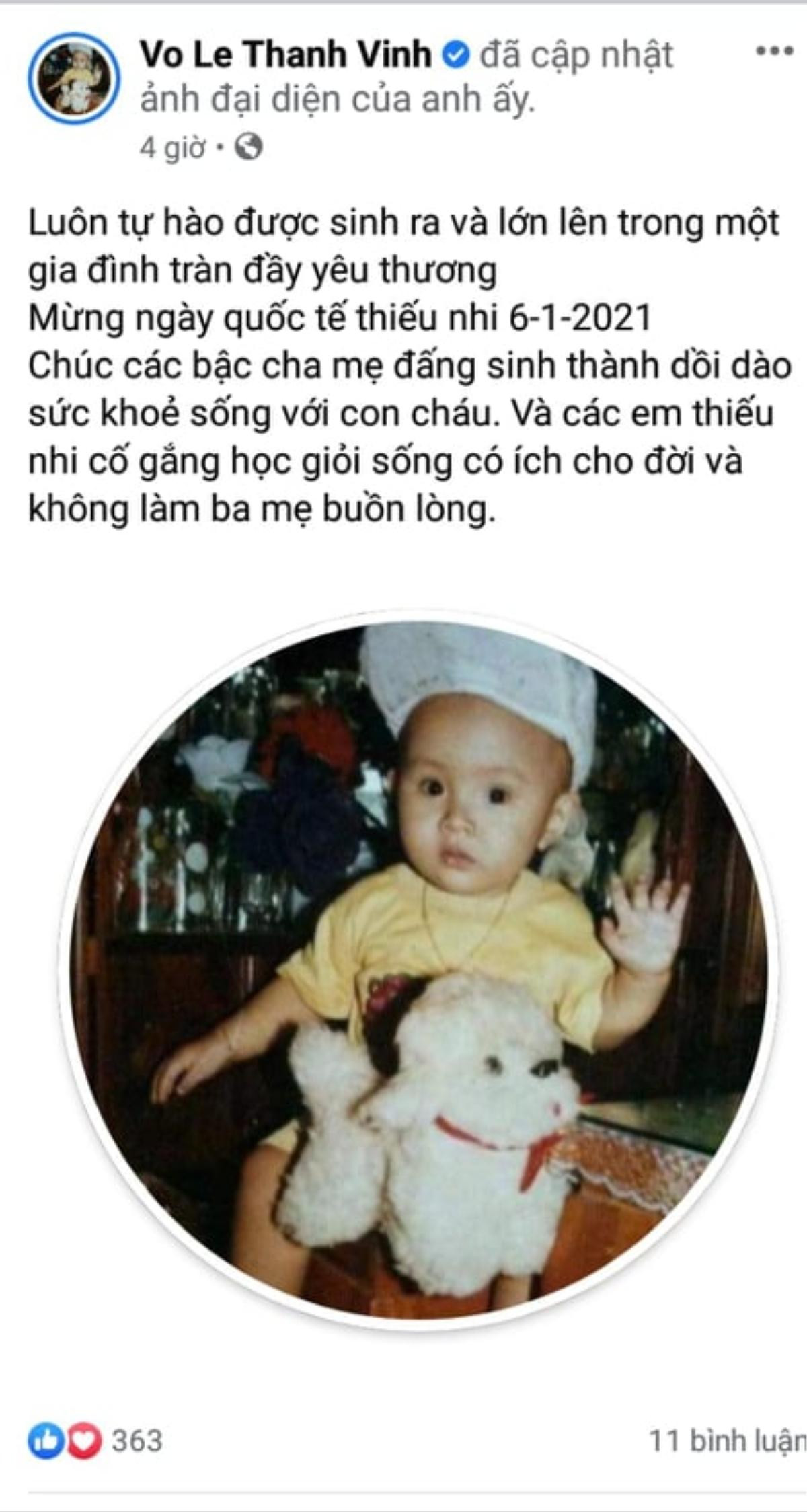 Giữa lùm xùm 'ngâm' gần 14 tỷ, con trai Hoài Linh đăng bài chia sẻ về gia đình đầy xúc động Ảnh 2