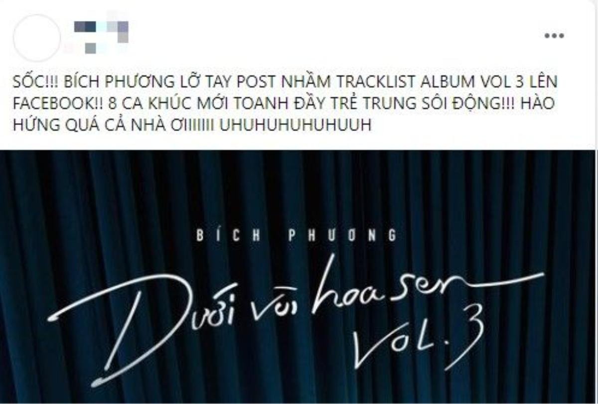 Bích Phương để lộ tracklist album mới, rẽ hướng hát bolero remix luôn hay gì? Ảnh 3