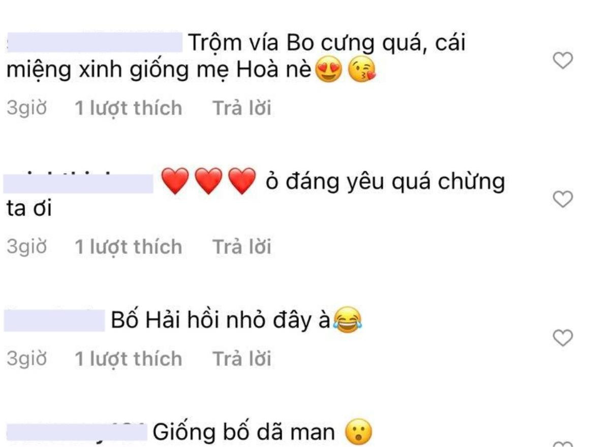 Bé Bo được khen giống bố như đúc, Hòa Minzy cố gắng vớt vát nhưng bất thành Ảnh 6