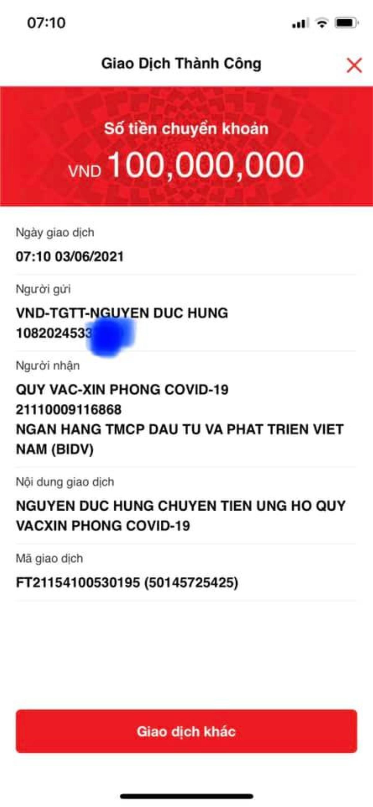 Xúc động câu chuyện con được cấp học bổng, bố dùng tiền học phí gửi vào quỹ Vaccine phòng Covid-19 Ảnh 1