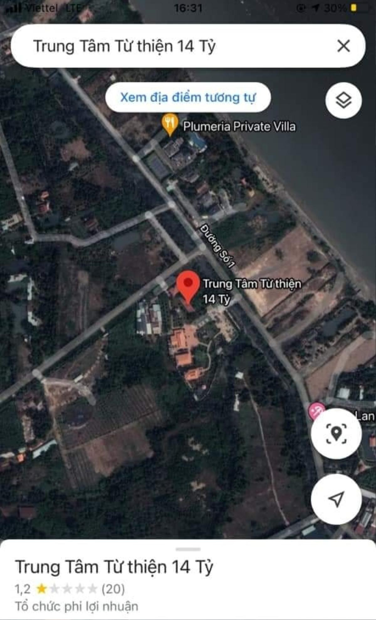 Nhà thờ Tổ của NS Hoài Linh bất ngờ bị đổi tên trên Google Maps thành Trung tâm từ thiện 14 tỷ? Ảnh 1