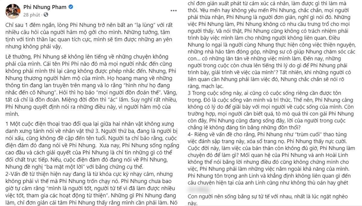 Phi Nhung lên tiếng không liên quan đến ồn ào của NS Hoài Linh, muốn 'ba mặt một lời' sau tin đồn bủa vây Ảnh 3