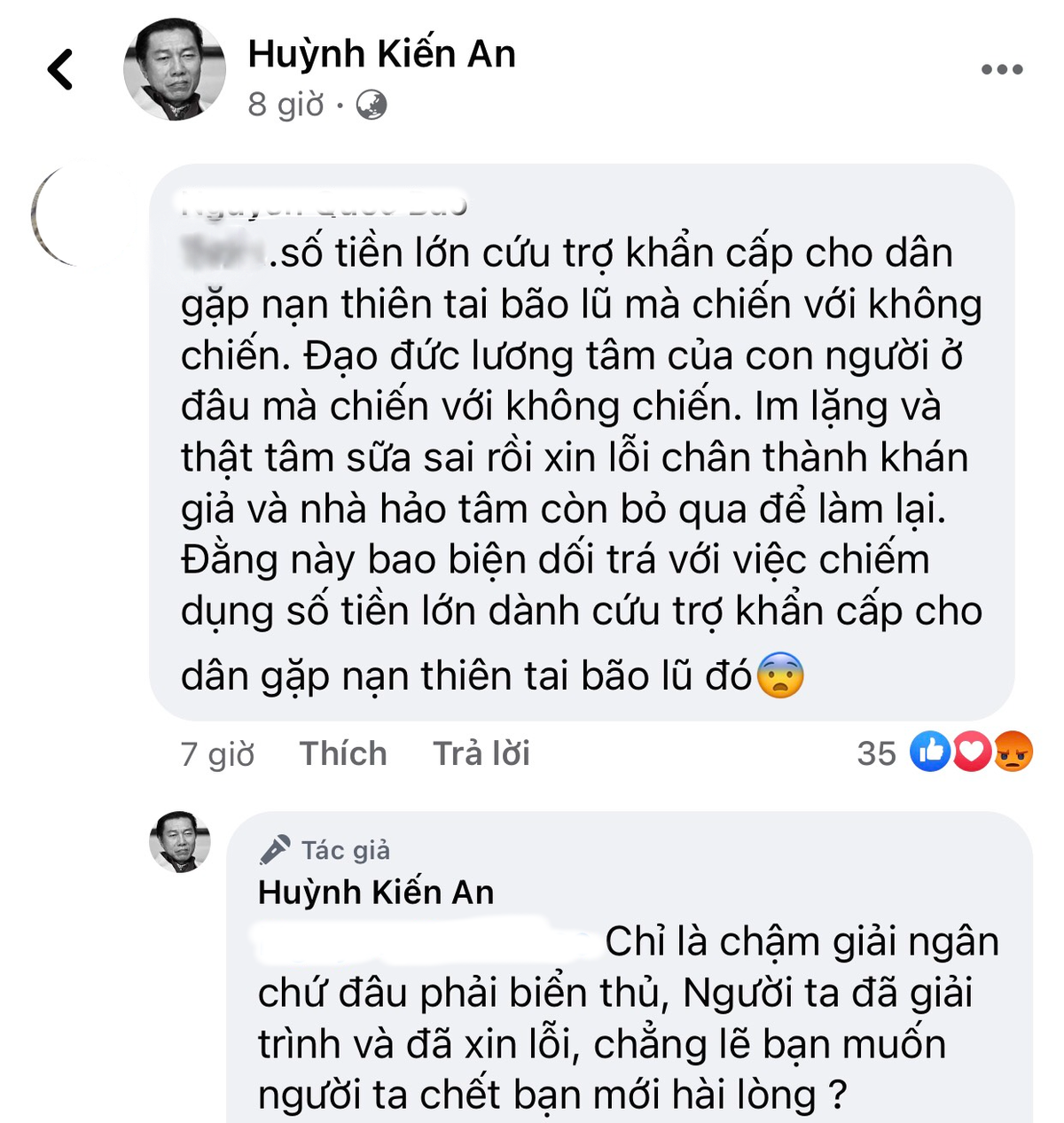 Giữa 'bão drama', diễn viên Kiến An: 'Chậm giải ngân chứ đâu biển thủ, muốn người ta chết mới hài lòng?' Ảnh 2