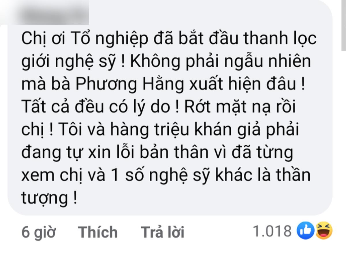 'Fan cứng' tuyên bố hối hận vì từng xem là thần tượng, Phi Nhung liền có phản ứng gây xôn xao Ảnh 2